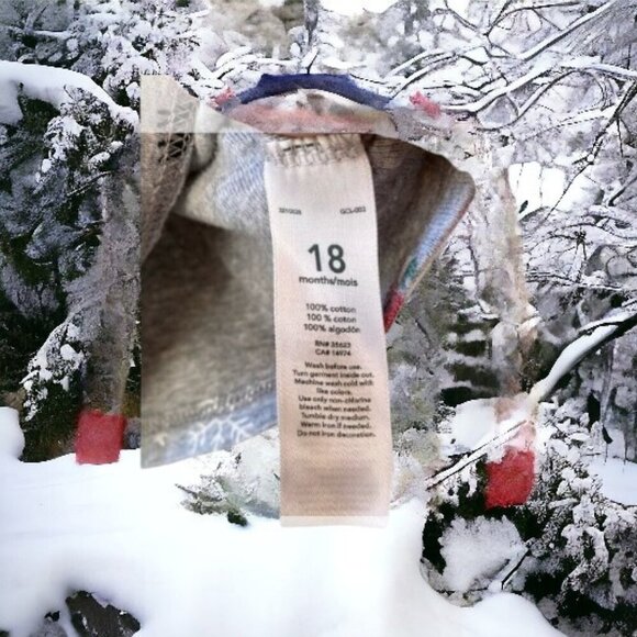 Carter's Christmas Cotton Pajama Top - Picture 5 of 5